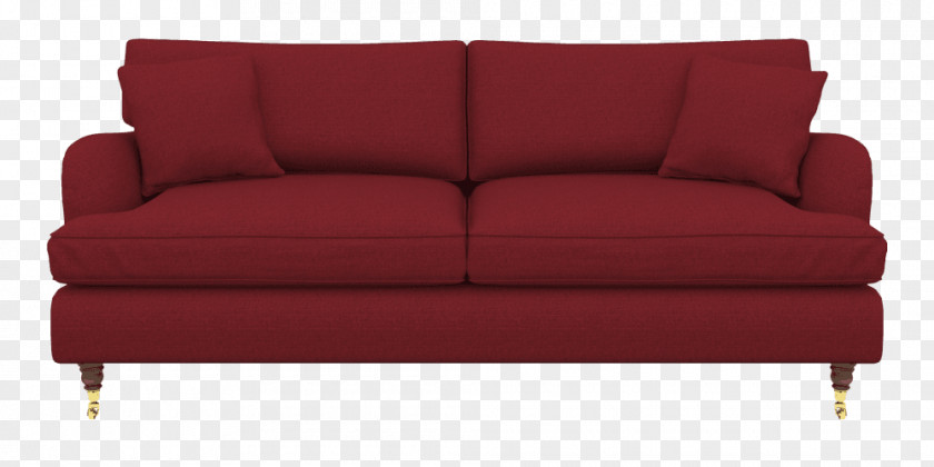 Red Sofa Bed Table Couch Furniture PNG