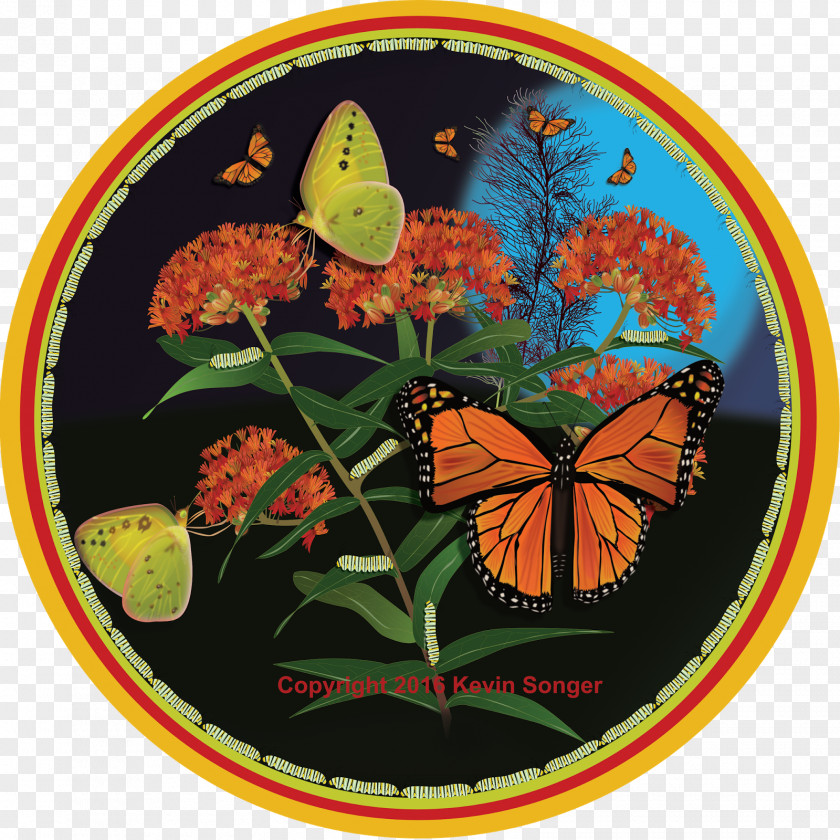 Butterfly Monarch Brush-footed Butterflies Orange S.A. Sign PNG