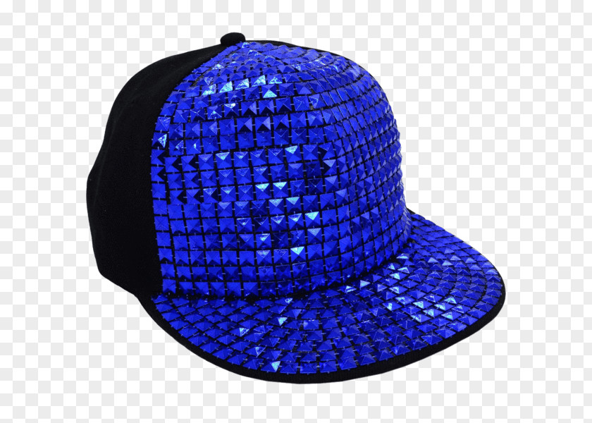 Electric Blue Headgear Hat Cartoon PNG