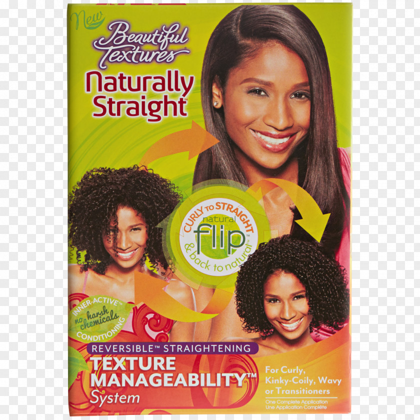 Hair Beautiful Textures Naturally Straight Texture Manageability System Kit Artificial Integrations Soft & Botanicals Reversible Straightening Relaxer PNG