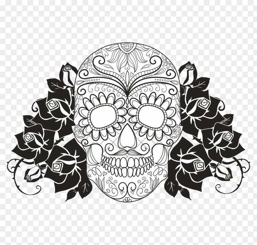 Calavera Day Of The Dead Death Human Skull Symbolism PNG