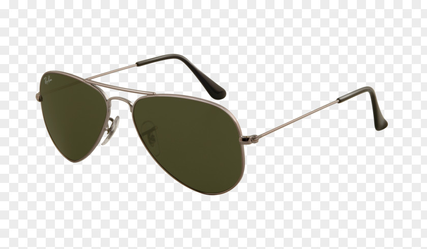 Green Crystal Ray-Ban Aviator Classic Sunglasses Flash PNG