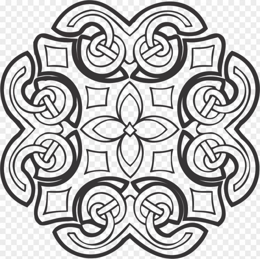 Round Ornament Celtic Knot Celts PNG