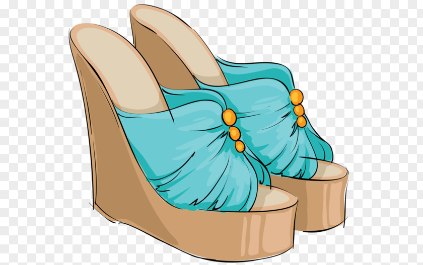 Sandal High-heeled Shoe Clip Art PNG