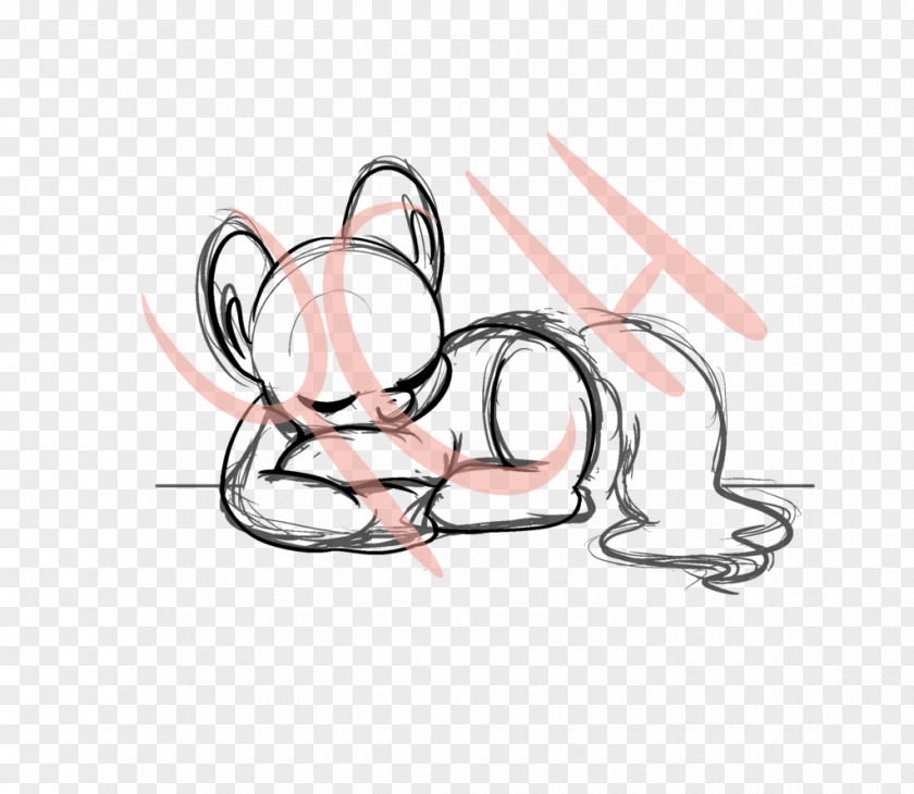 The Sleeping Unicorn Drawing PNG