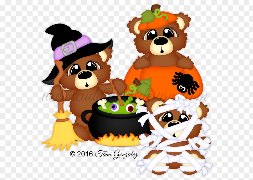 Bear Halloween Costume Boo Candy Corn PNG