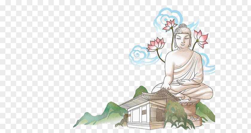 Buddha Mountain Seokguram Buddhahood Buddharupa Buddhism Illustration PNG