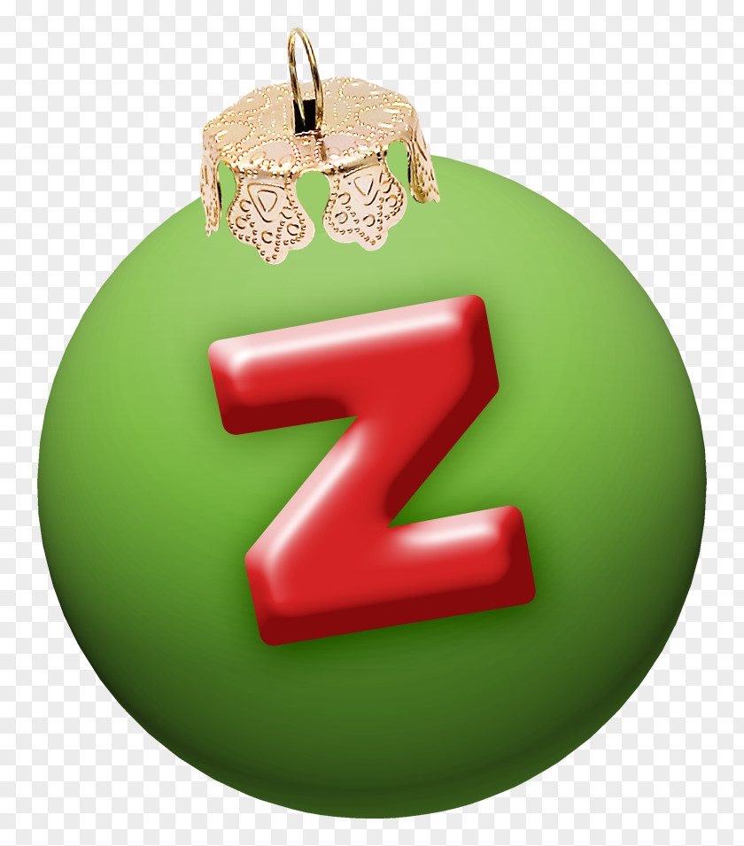 Christmas Letter Z Alphabet Font PNG