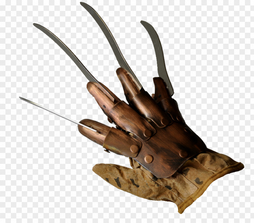 Claw Freddy Krueger Glove National Entertainment Collectibles Association Nightmare Prop Replica PNG