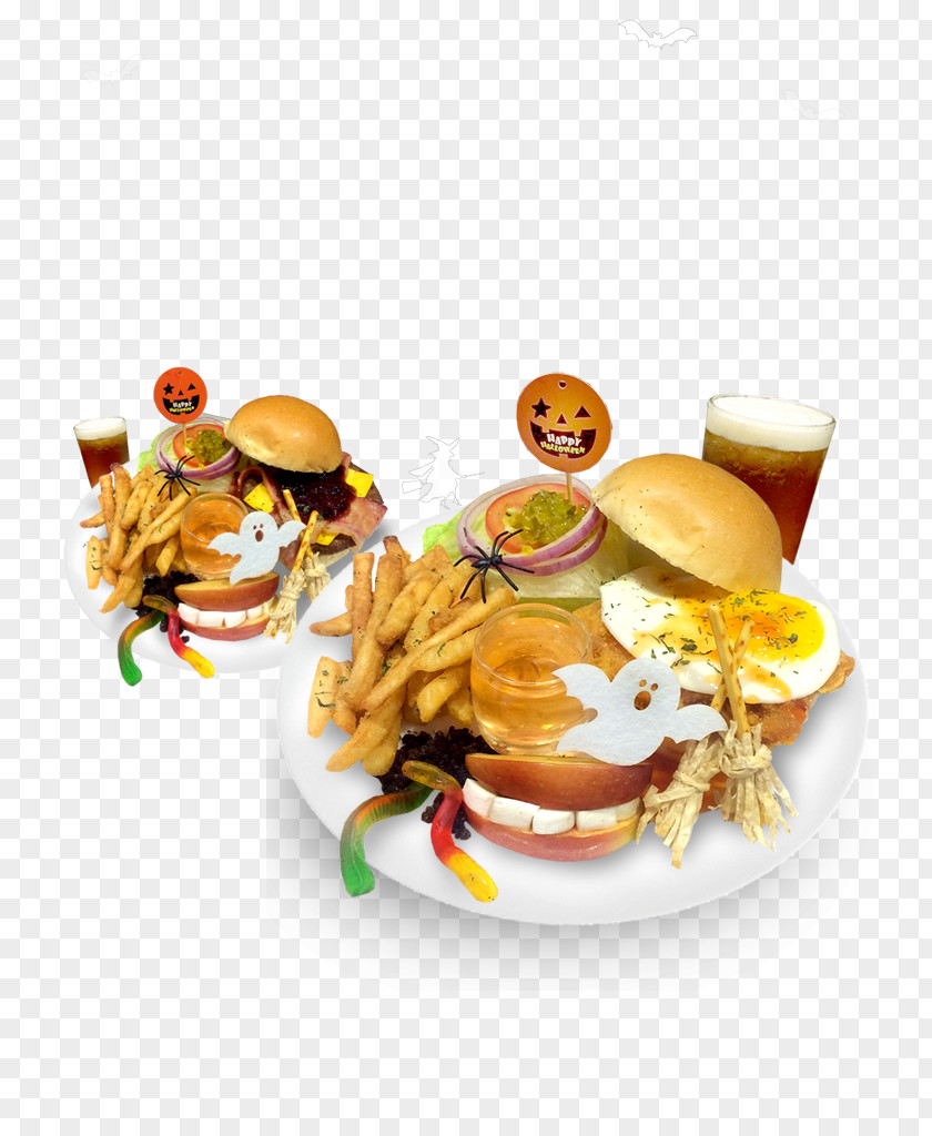 Halloween Hamburger Fast Food PNG