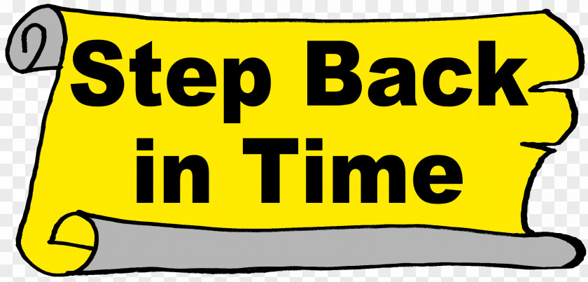 Time Poster Step Back In Teacher HP21 7EN Information Service PNG