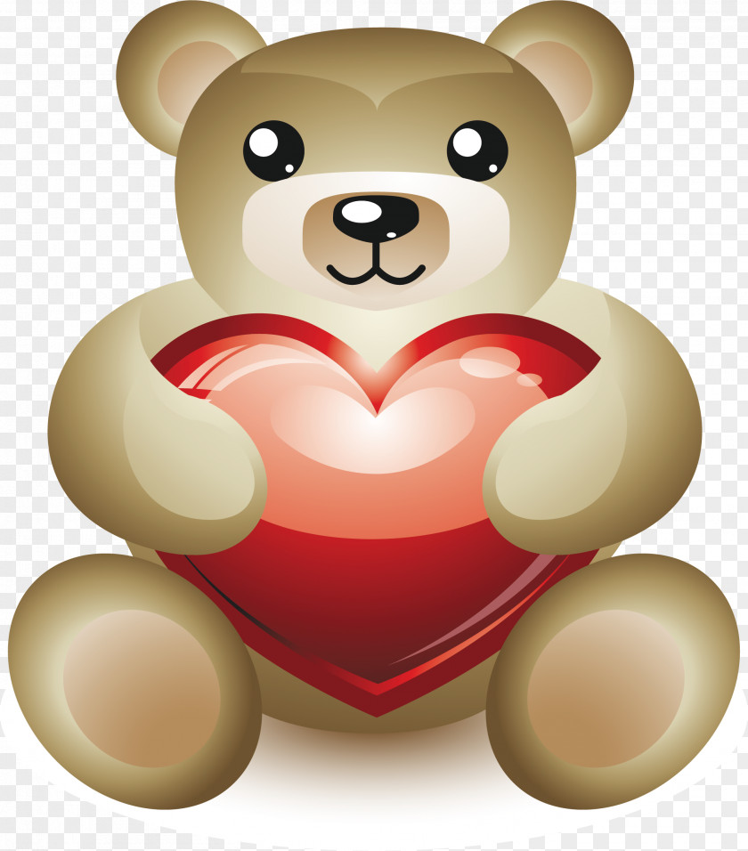 Vector Love Bears Bear Cartoon Drawing PNG