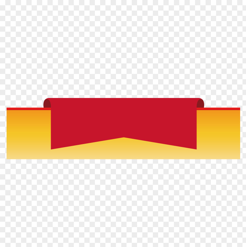 Vector Red, Yellow Edge Euclidean Web Banner Adobe Illustrator PNG