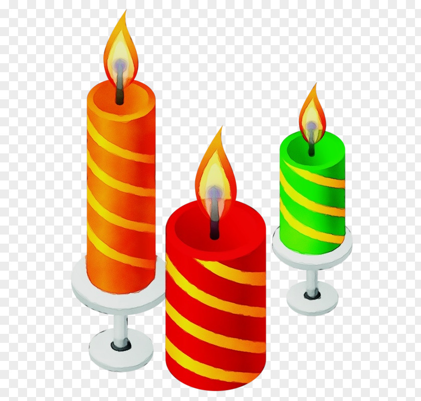 Birthday Cone Candle PNG
