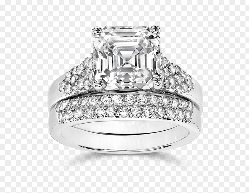 Cubic Zirconia Bridal Sets Wedding Ring Jewellery Model Fashion PNG