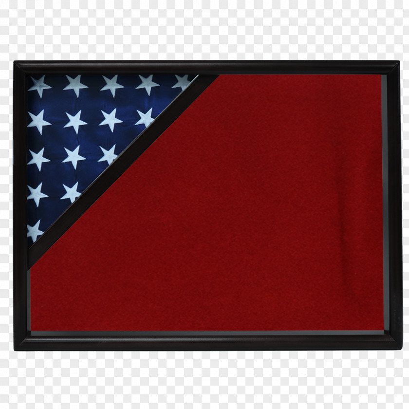 Firefighter Shadow Box United States Military Flag Display Case PNG