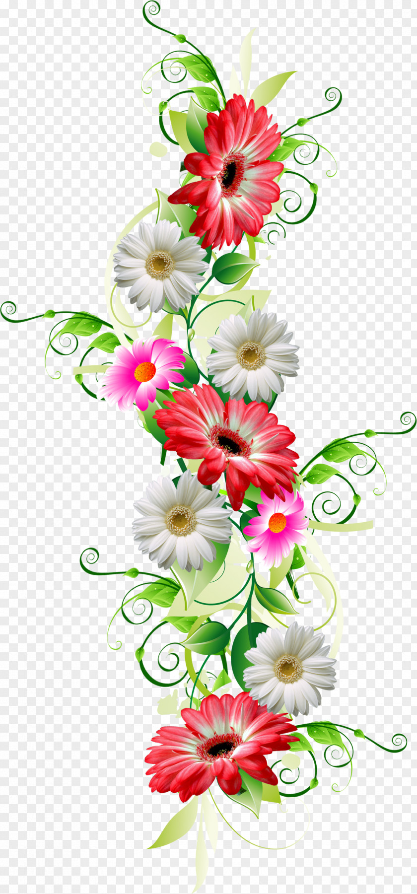 Floral Flower Paper Clip Art PNG
