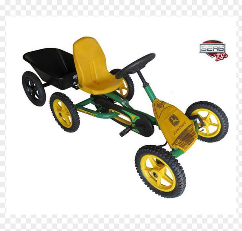 Gokart Go-kart John Deere BERG Buddy Wheel Trailer PNG