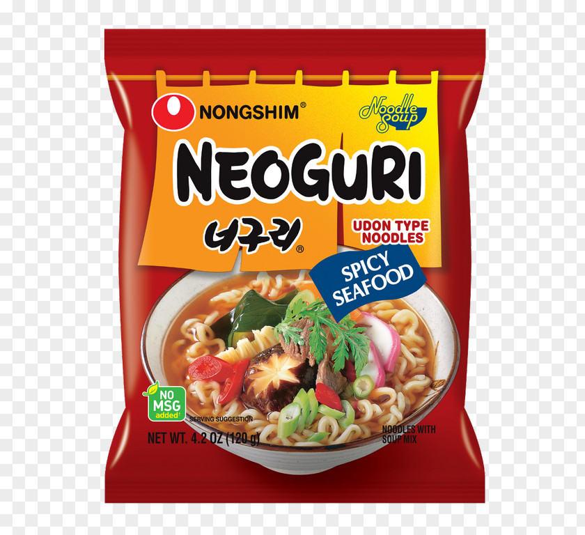HOT SPICY Instant Noodle Korean Cuisine Ramen Asian Neoguri PNG