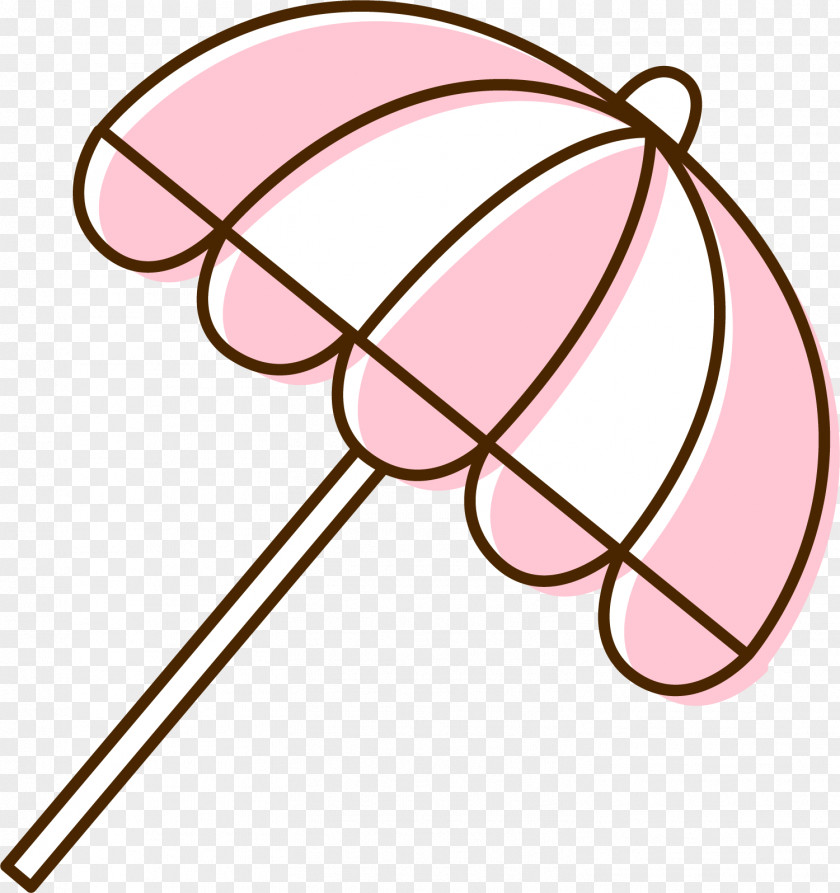 Pink Umbrella Cartoon PNG