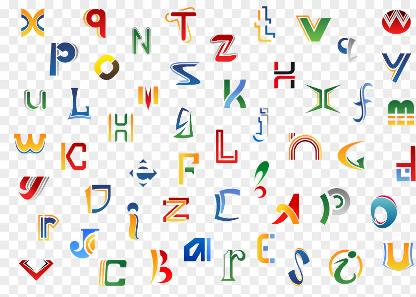 Vector Alphabet Logo Letter Font PNG