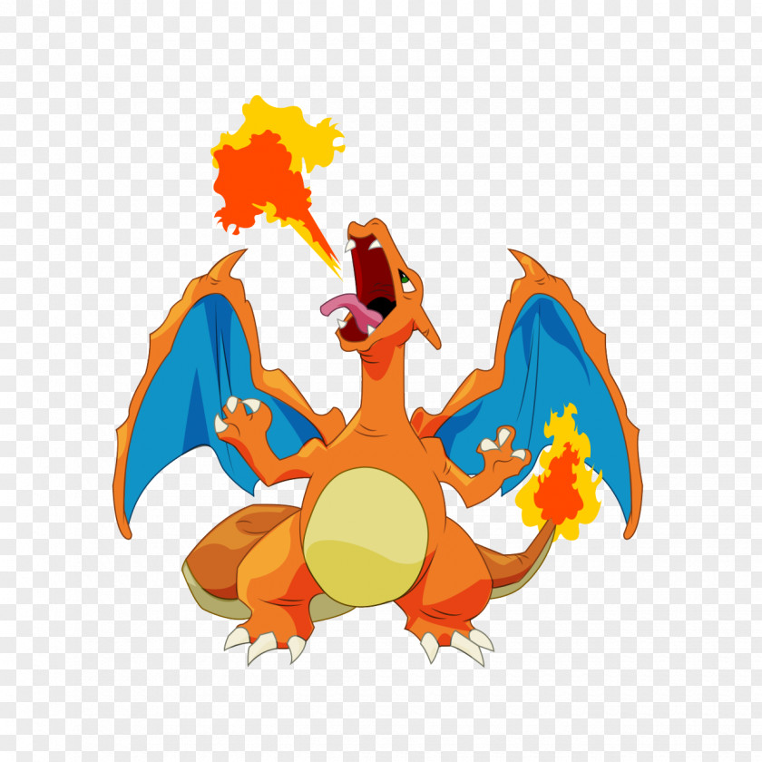 Charizard Pokémon Snap Red And Blue Charmander PNG