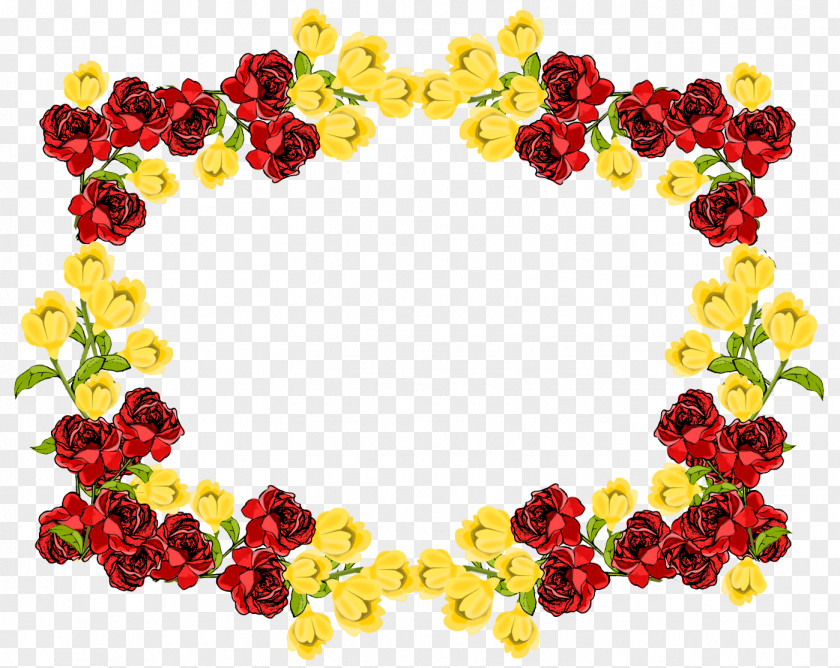 Flower Yellow Red Clip Art PNG