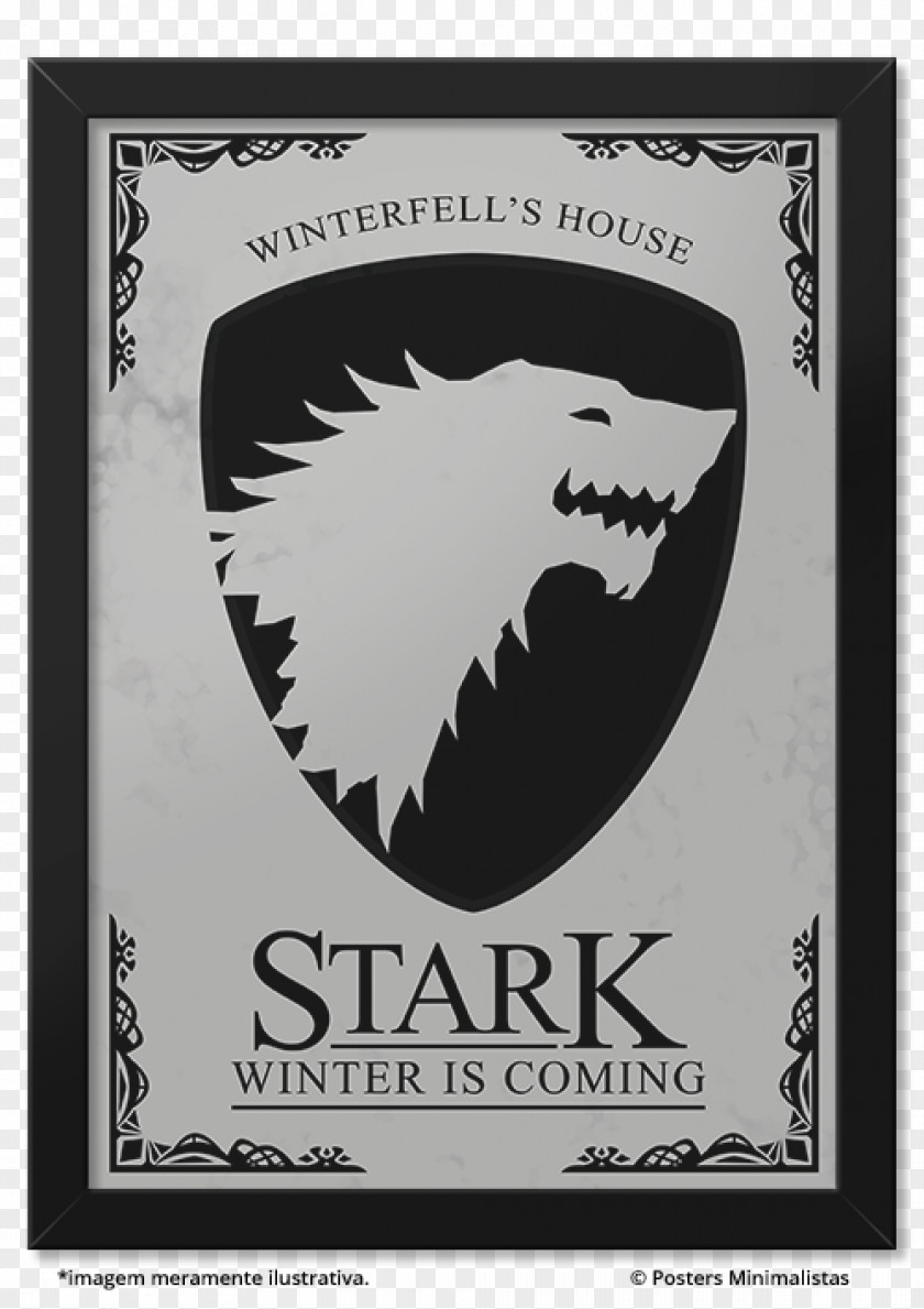 Game Of Thrones Logo Daenerys Targaryen House Stark Winter Is Coming Television Show Fernsehserie PNG