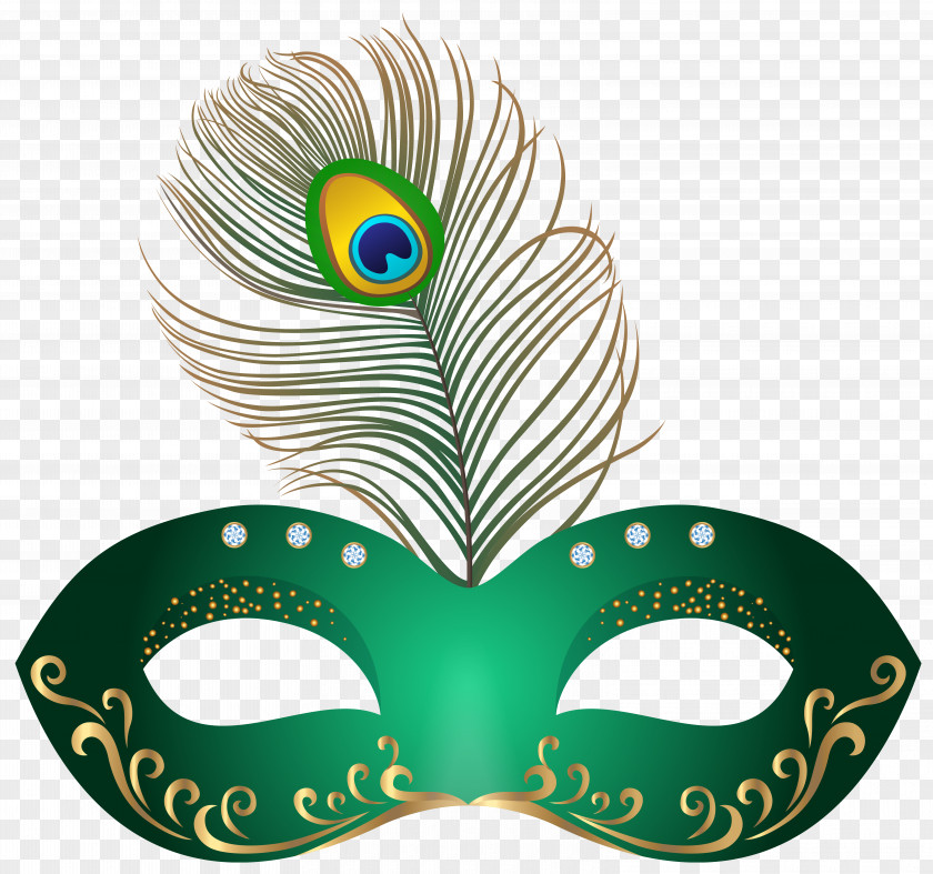Green Carnival Mask Clip Art Image Of Venice PNG