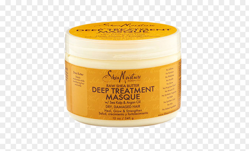 Shea Nut SheaMoisture Raw Butter Deep Treatment Masque Moisture Hair Conditioner PNG