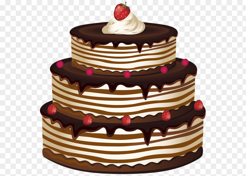 Sti Cliparts Birthday Cake Flourless Chocolate Sponge Layer PNG