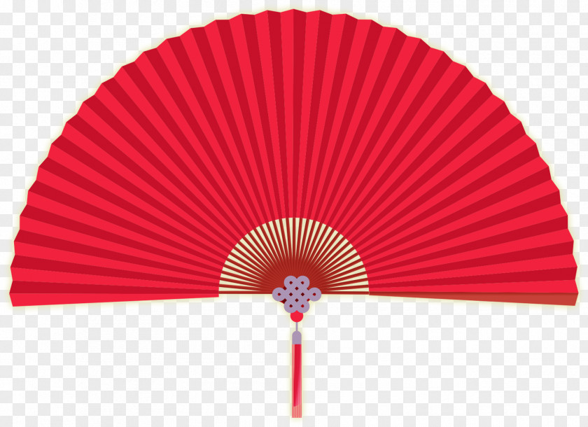 Umbrella, Red Creative Taobao Hand Fan PNG