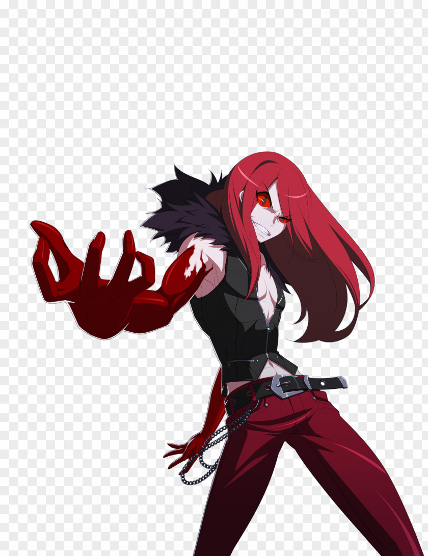Witch And The Hundred Knight Under Night In-Birth Carmine Red Crimson Cochineal PNG