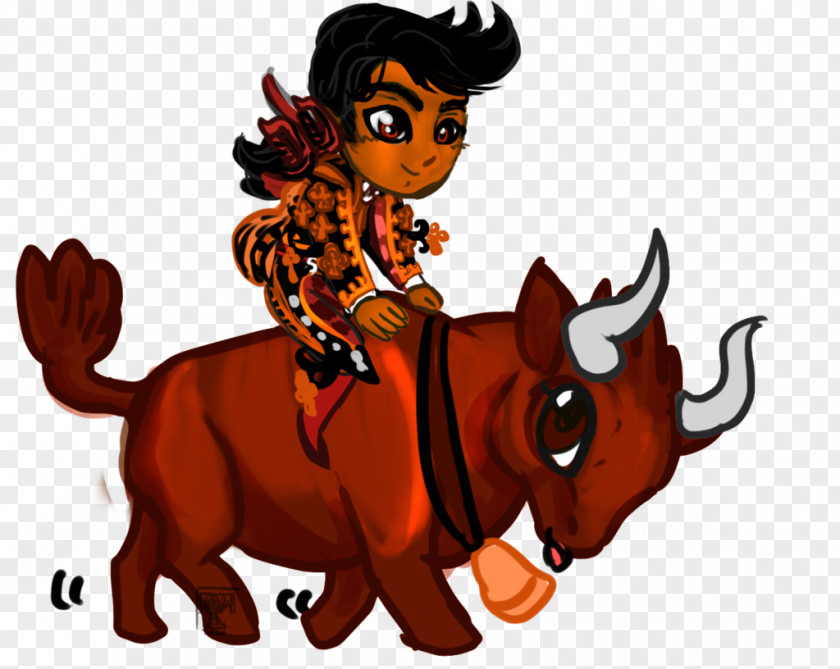 Bull Riding Drawing Fan Art Animation PNG