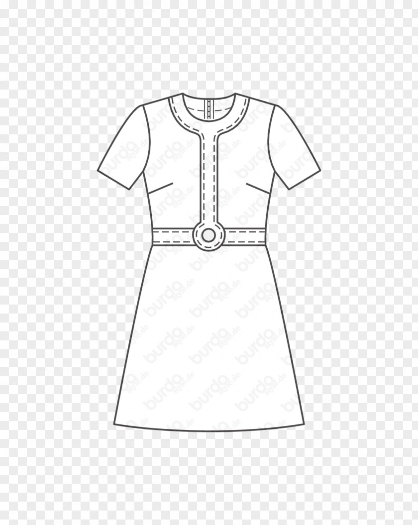 T-shirt Pattern Sleeve Dress A-line PNG