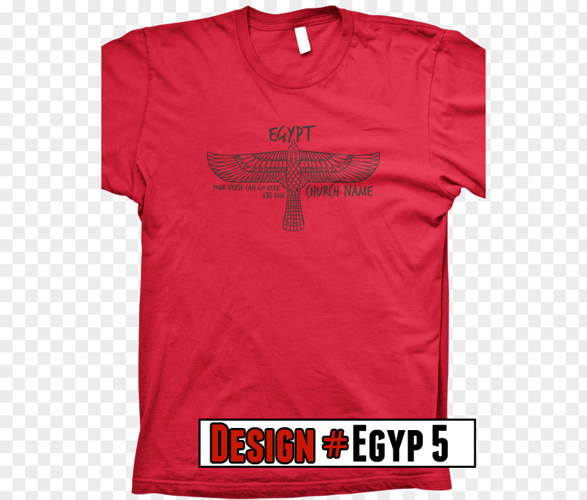 T Shirt Printing Design T-shirt Red Logo Sleeve PNG