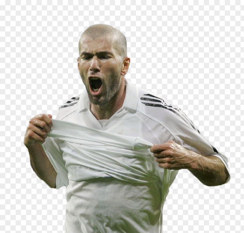 Zinedine Zidane Real Madrid C.F. Sport Football Player Desktop Wallpaper PNG