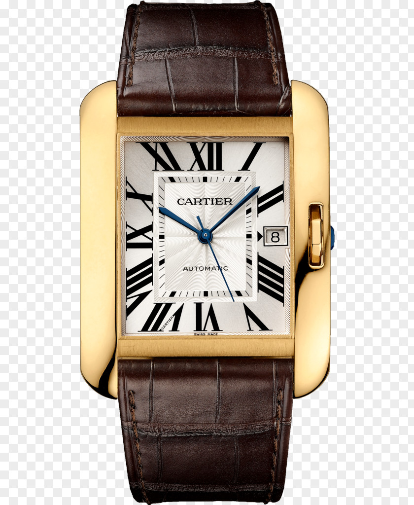 Watch Cartier Tank Anglaise Automatic Jewellery PNG