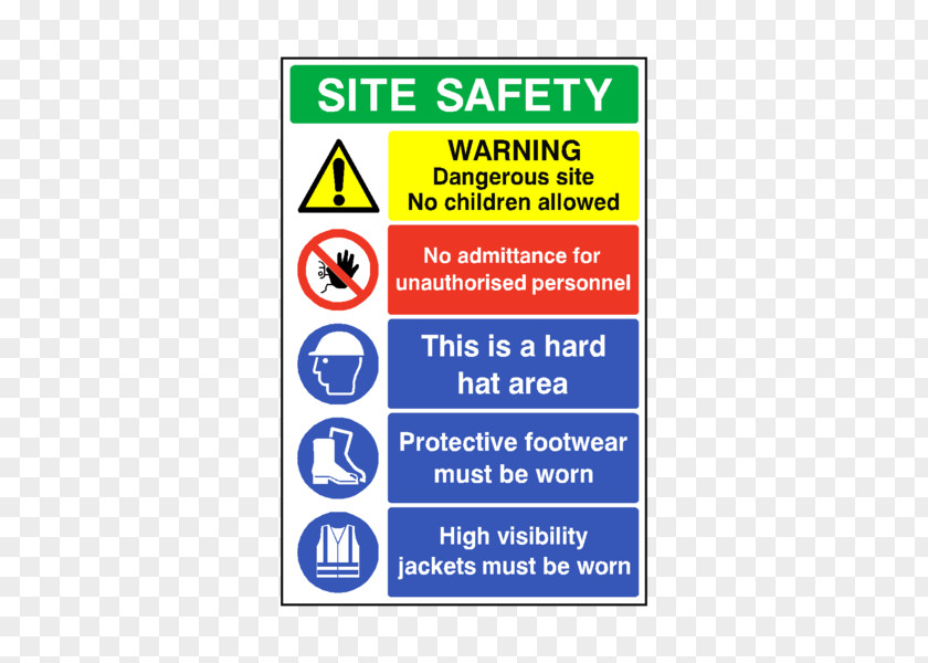 Construction Site Safety Sign Architectural Engineering Hazard PNG