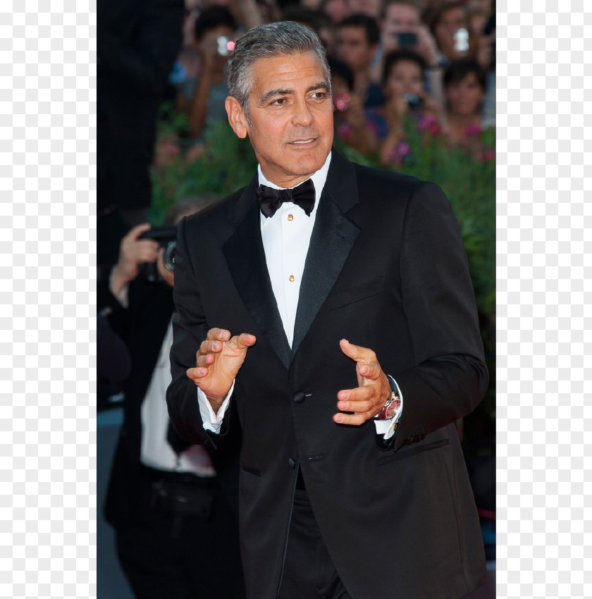 George Clooney Suit Formal Wear Blazer Outerwear Necktie PNG