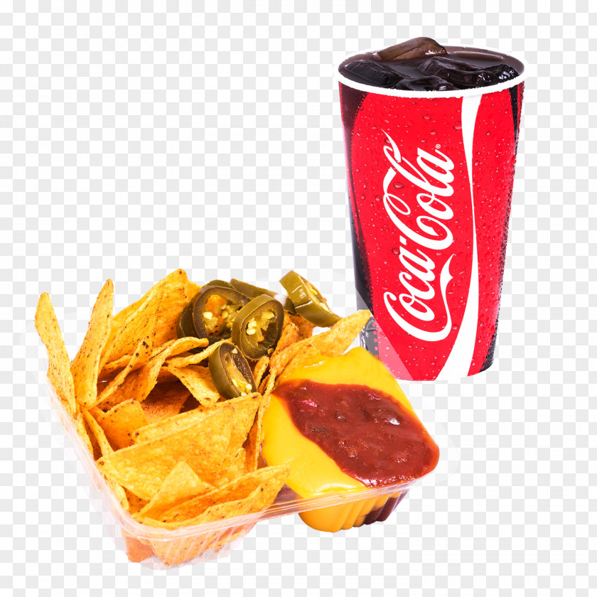 Nachos Coca-Cola Fizzy Drinks Diet Coke Junk Food PNG