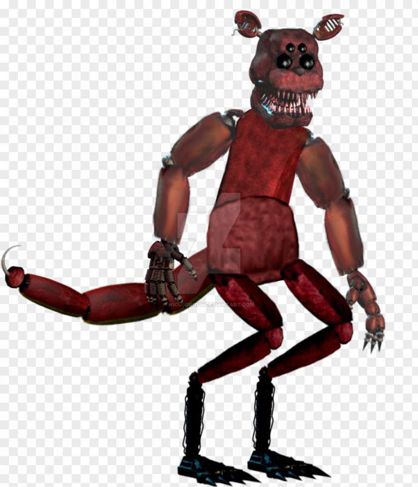 Nightmare Foxy Five Nights At Freddy's 4 Animatronics Human Body PNG