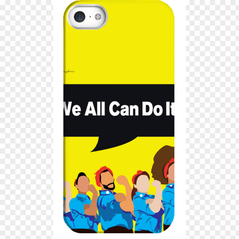 We Can Do It Material Mobile Phone Accessories Brand Font PNG