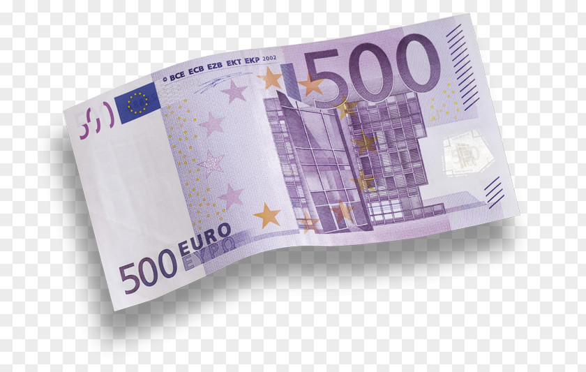 Euro 500 Note Banknotes Money PNG