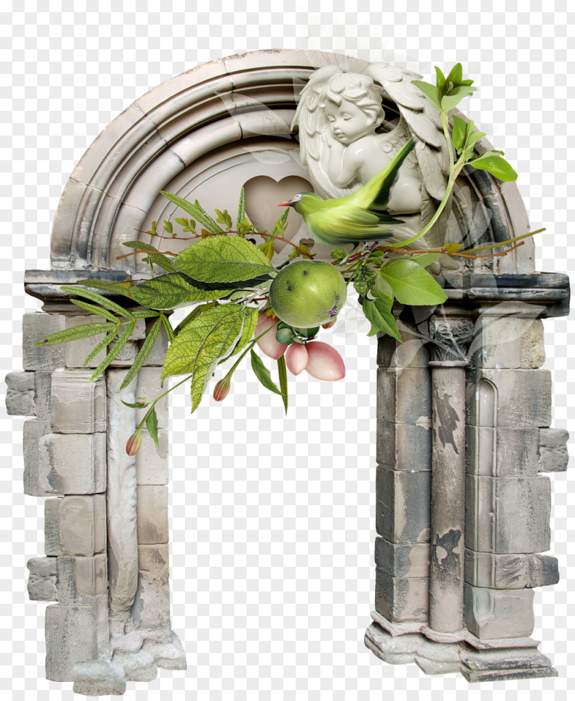 GARDEN Column Photography Clip Art PNG