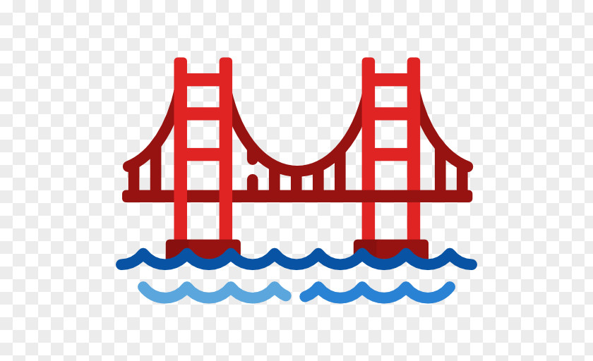 Golden States Gate Bridge Clip Art PNG