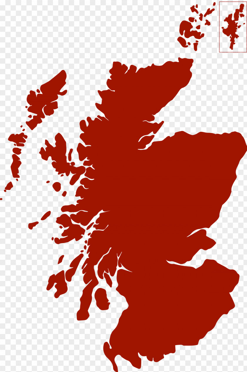 Scottish Highlands Scotland Vector Map PNG
