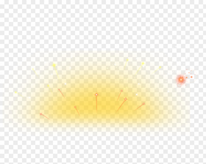The Yellow Fireworks Angle Pattern PNG