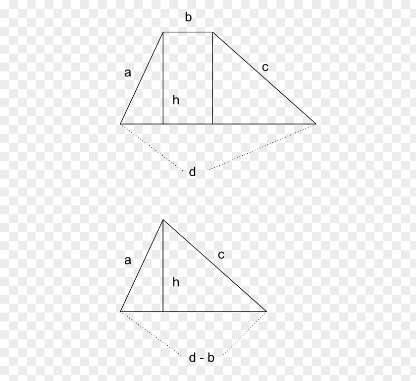 Triangle Length Right Trapezoid PNG