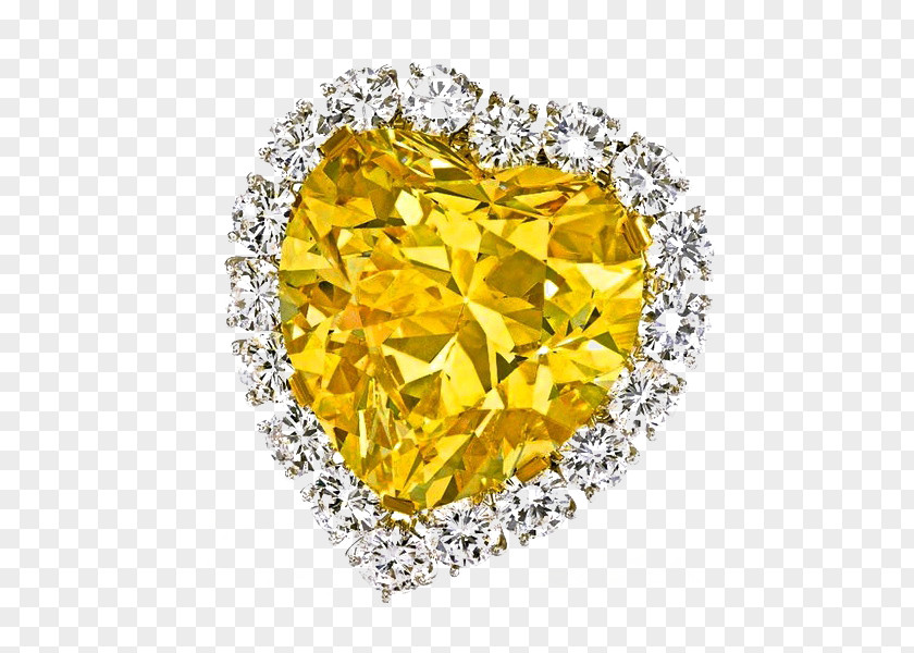 Yellow Diamond Color Jewellery Brilliant PNG